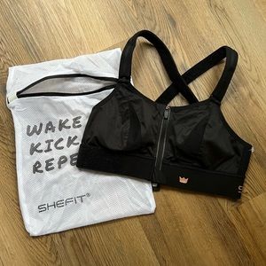 SHEFIT Black Sports Bra
